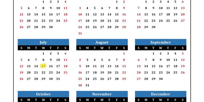 New application timeline has been announced!